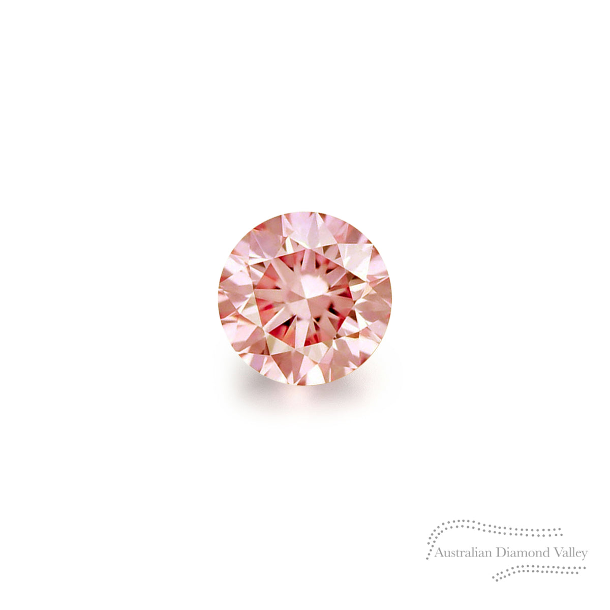 天然ピンクダイヤモンド】Pink Diamond 約2mm・2pcs - 各種パーツ